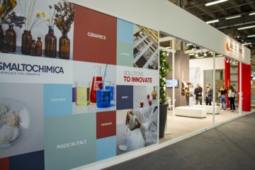 Cersaie stand and communication