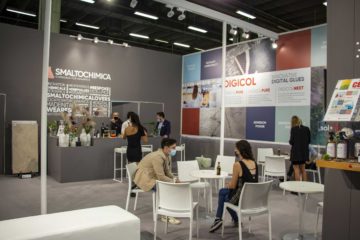 Cersaie stand and communication