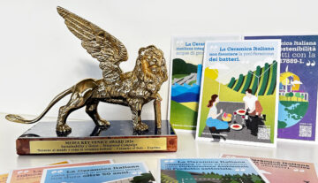 Ceramics of Italy for Sustainability wins the Media Key Venice Award